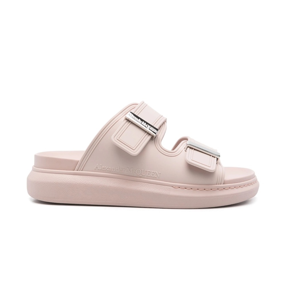Alexander McQueen Blush Slide Sandals